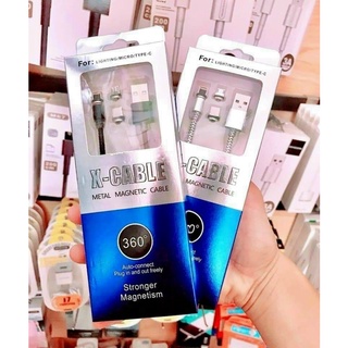 Calbe sạc hít nam châm 3 đầu