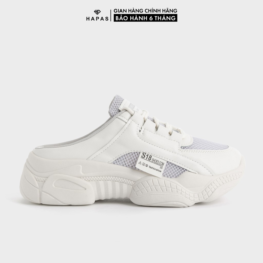 Giày Thể Thao Nữ Sneaker S18 Hở Gót HAPAS - GSK384