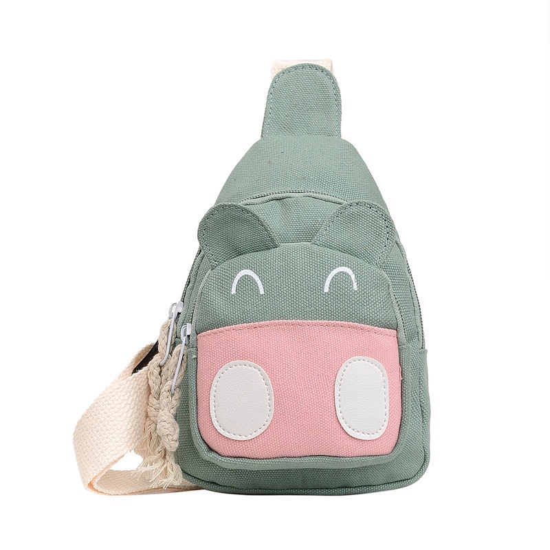 Túi Đeo Chéo Ngực Cỡ Nhỏ Họa Tiết Hoạt Hình Dễ Thương Cho Bé