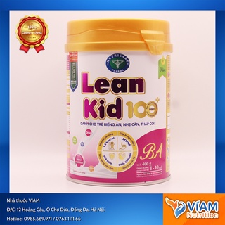 Sữa lean kid 100+ ba 400g & 900g - dành cho trẻ biếng ăn