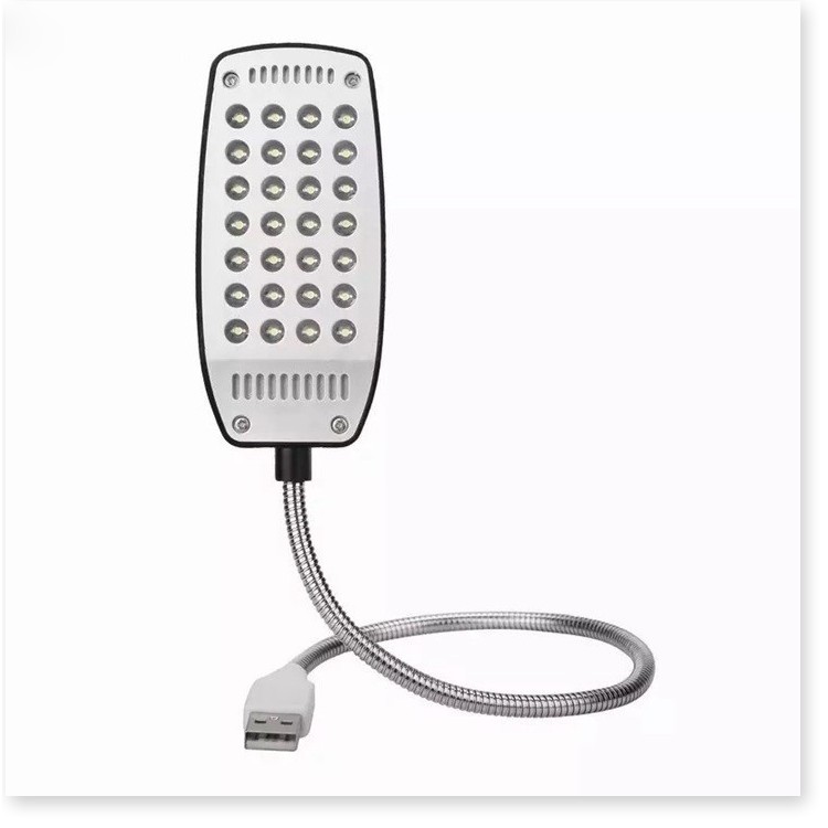 Đèn Led 28 Bóng Siêu Sáng Để Bàn Nguồn USB 5V Thân Hợp Kim Uốn Dẻo