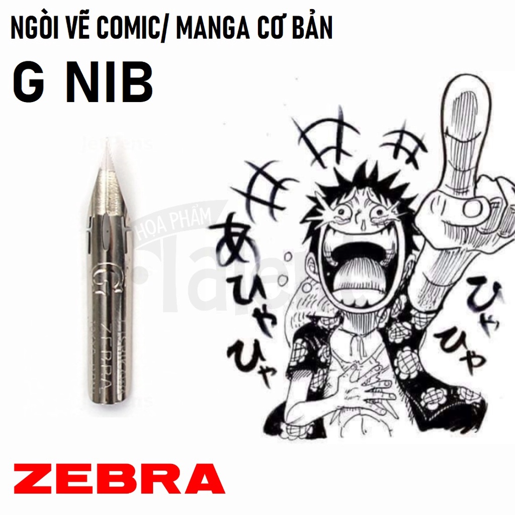 - Ngòi bút sắt vẽ MANGA - Zebra G