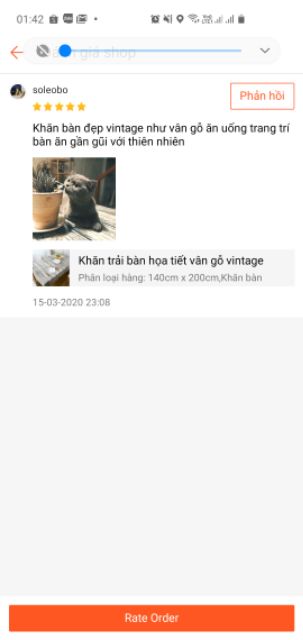 Khăn trải bàn họa tiết vân gỗ vintage