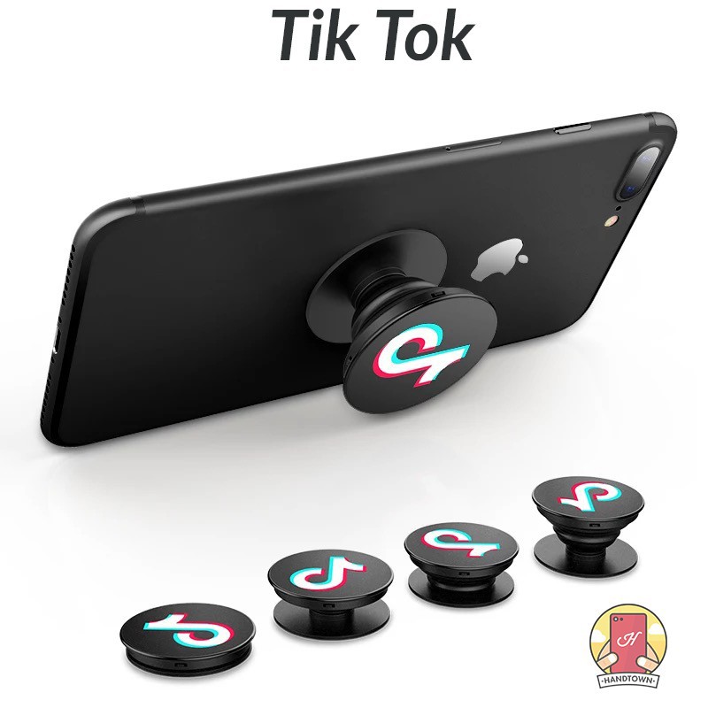 Giá đỡ điện thoại Tik Tok đen