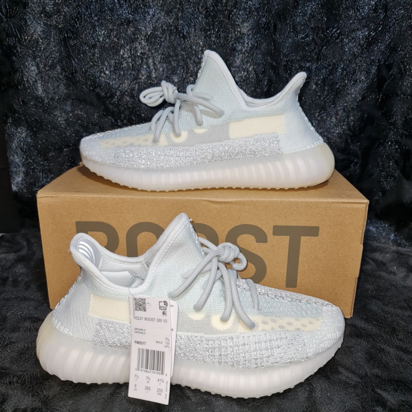 Giày yeezy 350v2 cloud white static thể thao nam nữ cao cấp