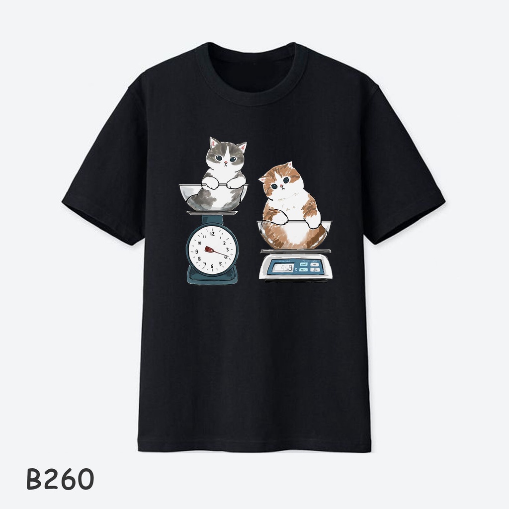 Áo Thun Mèo Péo (Mẫu B260-B269)