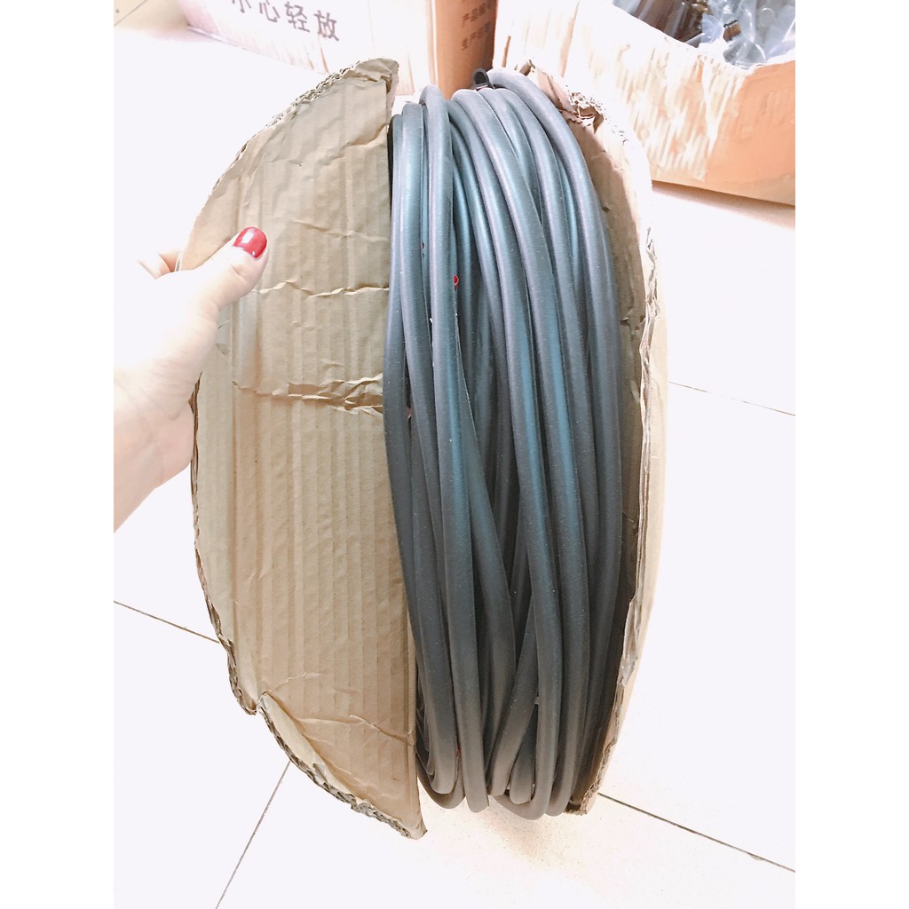 Ron Gioăng cao su chữ D 14x10mm chống ồn , cách nhiệt cuộn 10m