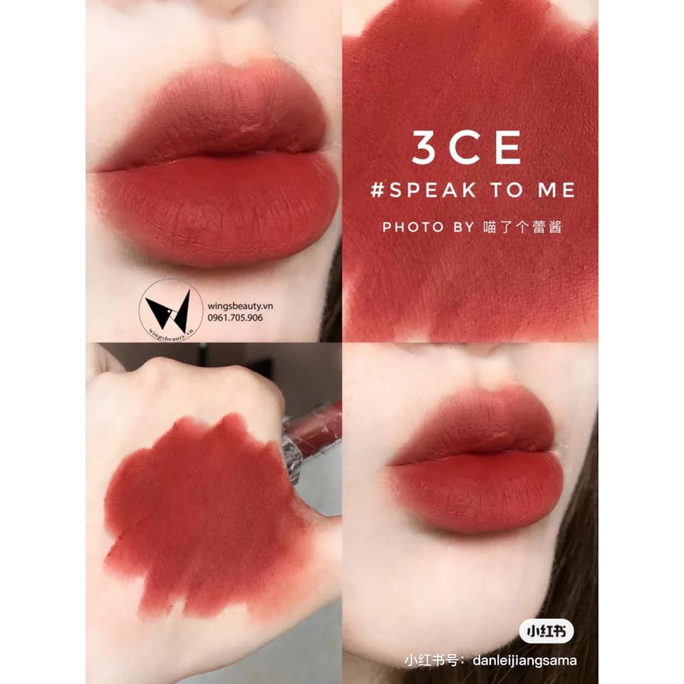 3CE - Son thỏi bán lì Soft Matte Lipstick