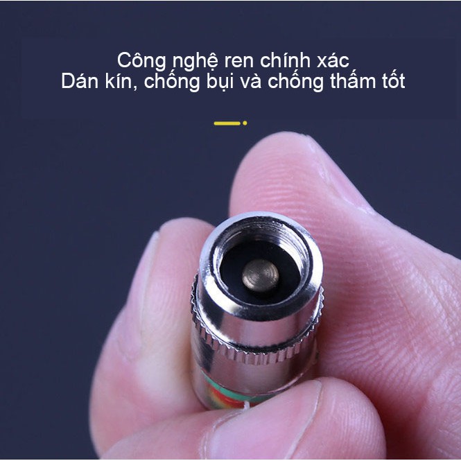 【4 Pcs】Car tire pressure monitor, car tire detection warning cap, valve warning cap, tire pressure gauge