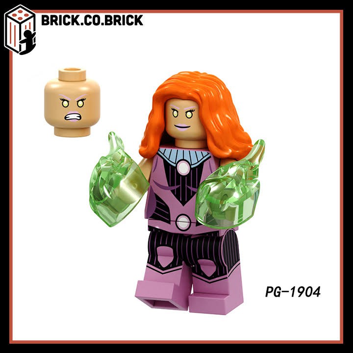 PG8217 - Đồ chơi lắp ráp minifigure nhân vật lego siêu anh hùng Marvel Avengers các mẫu Red X, Starhawk.