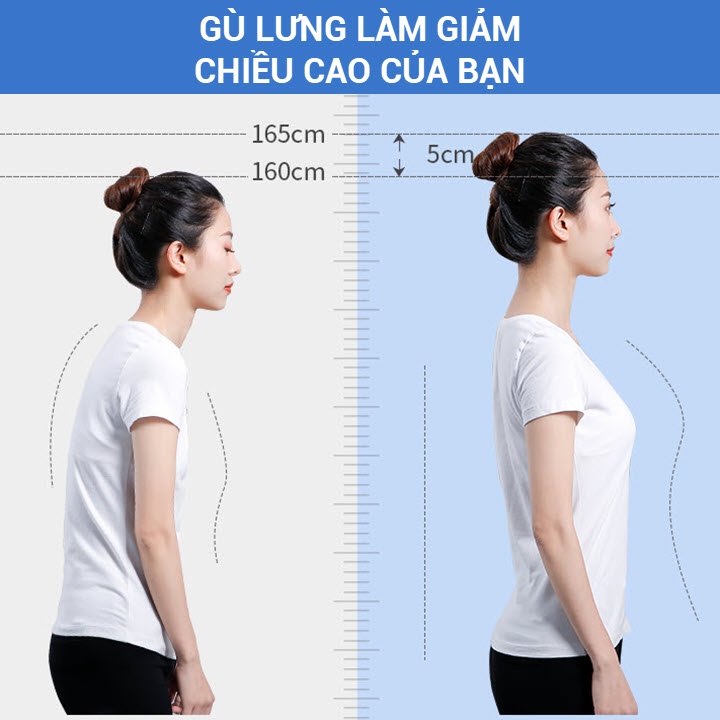 [Hàng Nhật Bản] Đai chống gù lưng trẻ em cao cấp, cảm biến rung thông minh, màn LCD báo góc nghiêng - Đai lưng chống gù