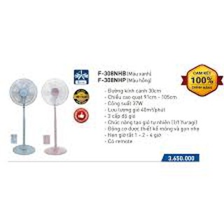 [Mã ELHA22 giảm 6% đơn 300K] [GIAN HÀNG UY TÍN] [HÀNG CHÍNH HÃNG] Quạt cây Panasonic F-308NHP