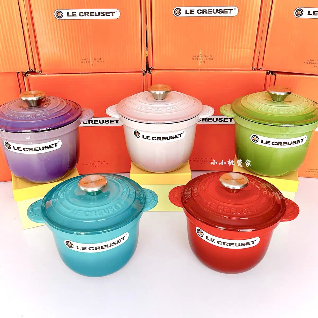 Nồi Gang Tráng Men Le Creuset Dung Tích 2L Dùng Nấu Các Món Hầm, Kho Giữ Lại Nguyên Vị Cho Món Ăn - An Toàn Vệ Sinh