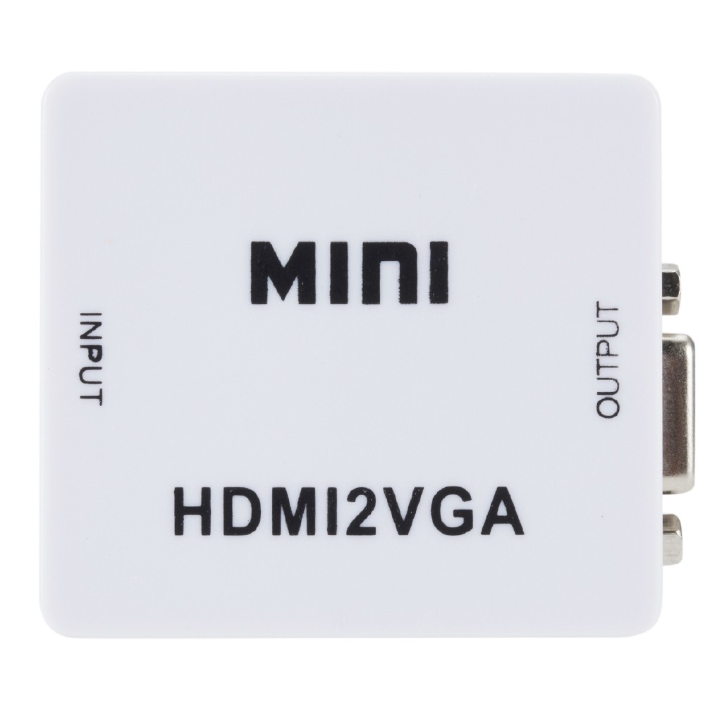 Đầu chuyển đổi Mini Hdmi sang Vga với âm thanh Hdmi2Vga 1080p tiện dụng