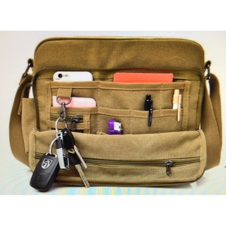 Túi đeo chéo vải bố ruyihuang