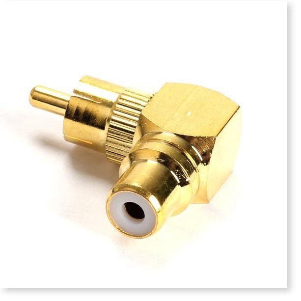 ĐẦU NỐI AV RCA BÔNG SEN CONG GÓC 90 ĐỘ
