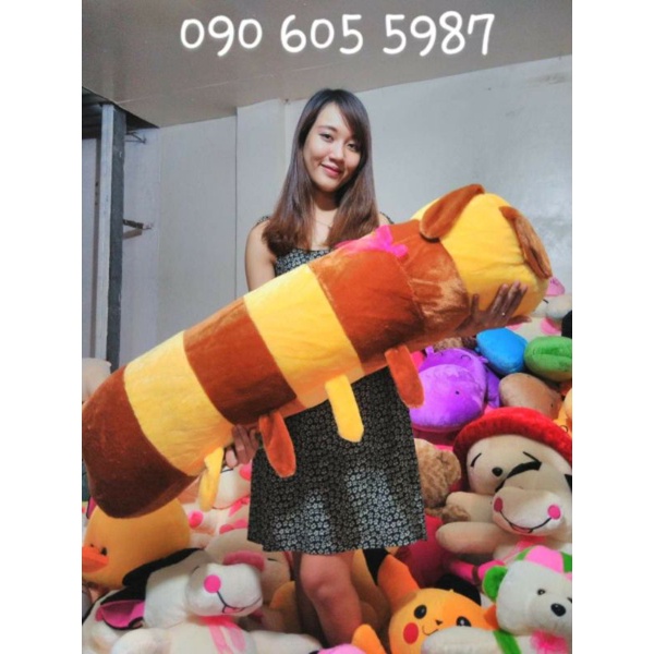 Gấu bông Gối ôm Sâu Bông Đủ màu