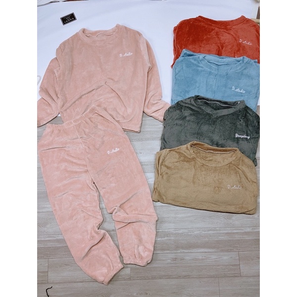 Bộ Lông D. studio Bộ ngủ lông tàu