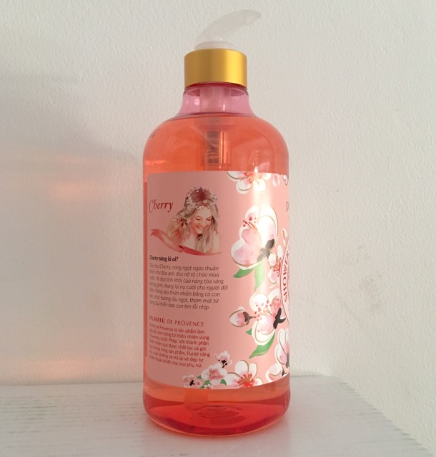 Sữa Tắm Hoa Anh Đào Purite De Prôvence Cherry Blossom 850ml