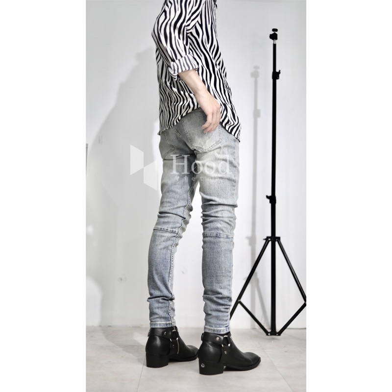 Giày Harness Boot đai xích - Da trơn nguyên tấm - Đế cao su đuc nguyên khối + Bảo hành 12 tháng hood hoodvn