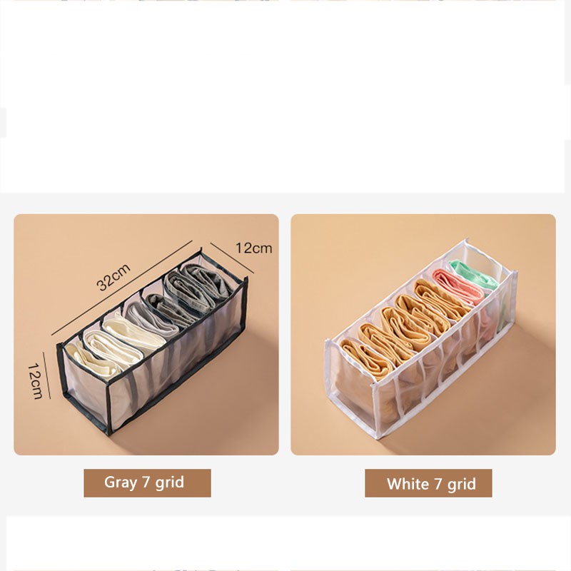 Hộp Vải Đựng Đồ Lót &amp; Vớ Gọn Gàng