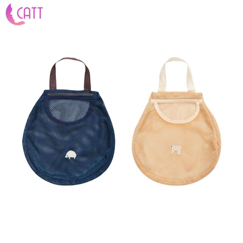 1 Túi Lưới Đựng Trái Cây / Rau Củ Treo Tường Thoáng Khí Bền Bỉ Có Thể Tái Sử Dụng Cho Nhà Bếp / Khách Sạn