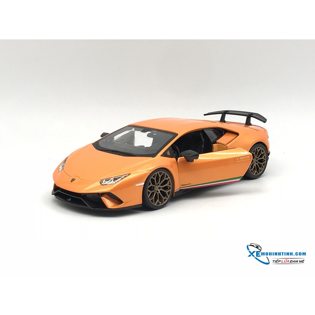 Xe Mô Hình Lamborghini Huracan Performante 1:24 Bburago ( Cam )