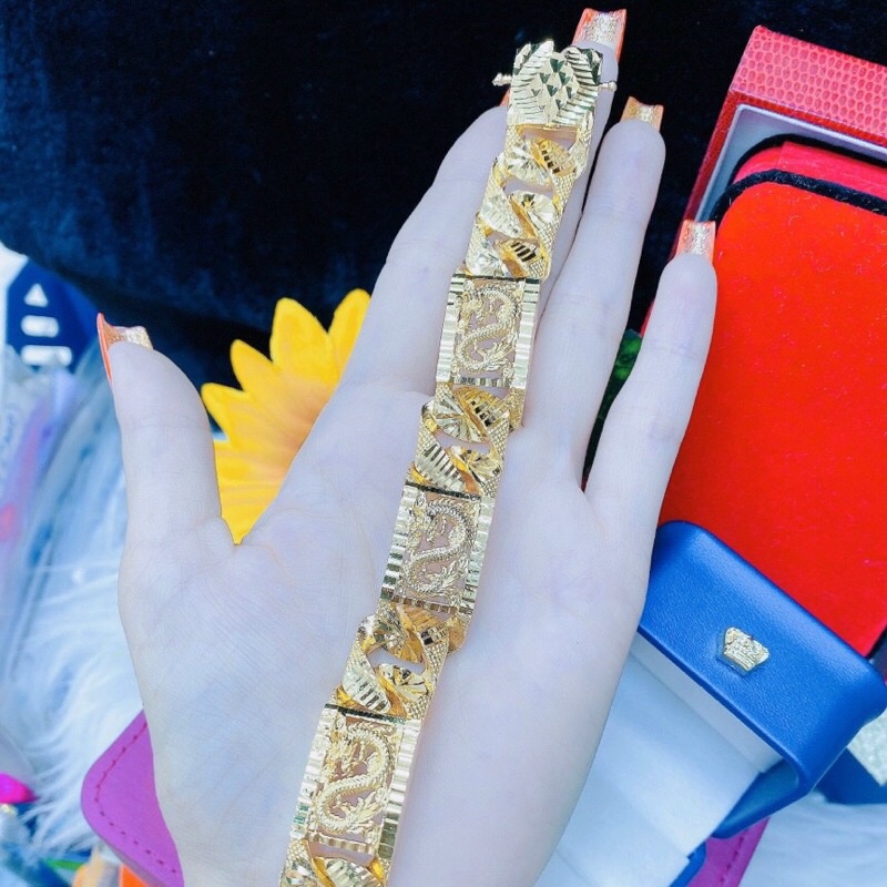 𝗟𝗮̆́𝗰 𝘁𝗮𝘆 nam khoá hộp chạm rồng 𝐊𝐚𝐦𝐢 LN105