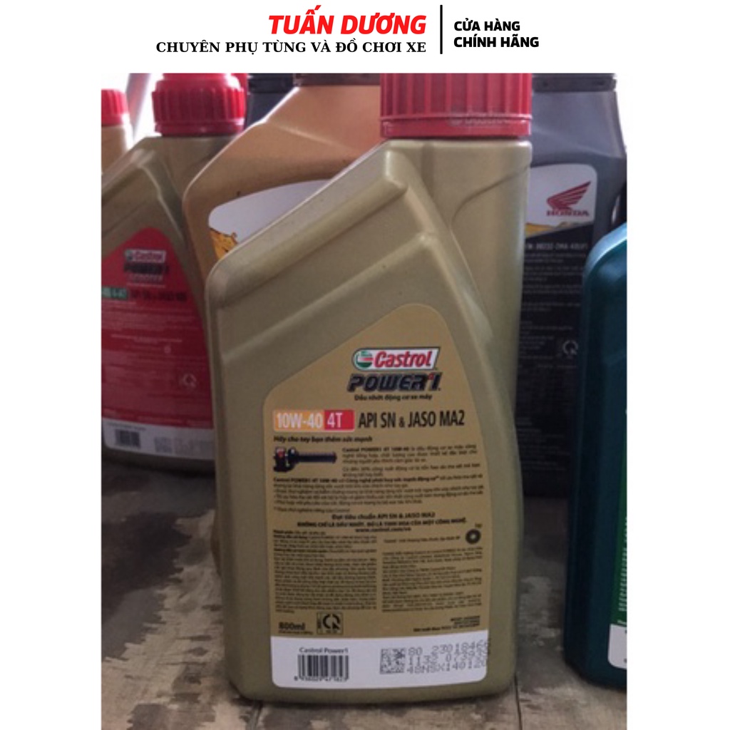 Dầu nhớt xe số 800ml castrol [ HÀNG CHÍNH HÃNG ] - dầu xe số được người dân tin dùng