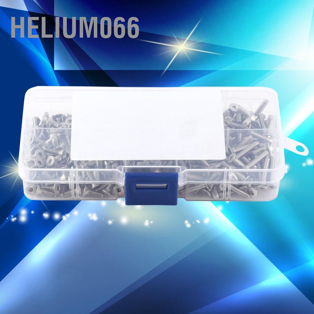 300 vít đầu ổ cắm M3 bằng thép không gỉ kết hợp bu lông đầu phẳng SS304