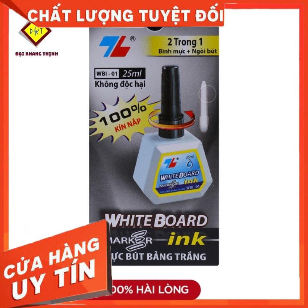 Mực bút lông bảng Thiên Long WBI 01 mực viết lông bảng Đủ 3 Màu XANH-ĐỎ-ĐEN CAM KẾT CHÍNH HÃNG - MỰC BÔI ĐƯỢC