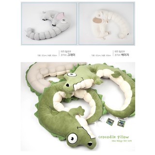 [Acuino Bebe] Gối cừu đa năng chữ C ngược - Hàn Quốc gối voi gối cá