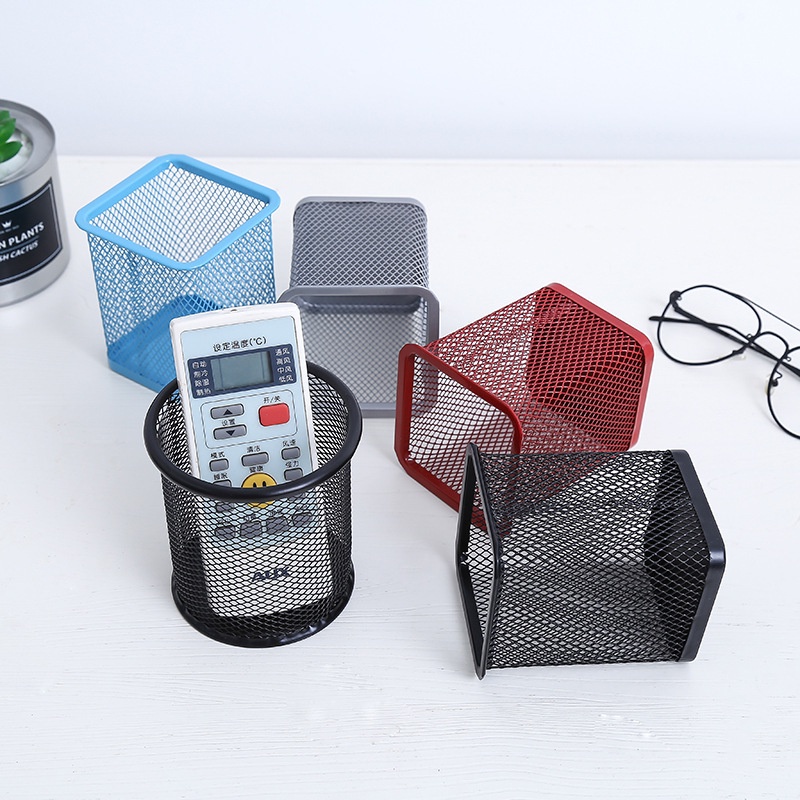 GIỎ ĐỰNG BÚT ĐỂ BÀN LƯỚI SẮT SIÊU HIỆN ĐẠI, THẨM MỸ 1385