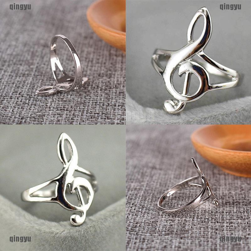 Nhẫn Bạc Hình Nốt Nhạc Thời Trang
