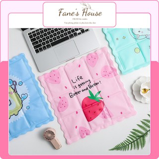 Nệm nước cute làm mát đa năng Fane giải nhiệt, thảm tản nhiệt laptop, đệm mát cho thú cưng loại 1 không mùi cao su2068