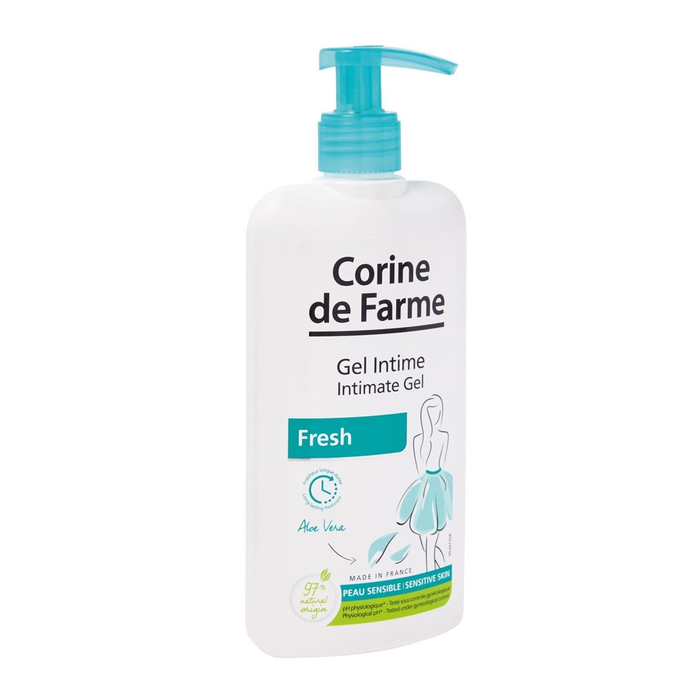 DUNG DỊCH VỆ SINH VÙNG KÍN CORINE DE FARME INTIMATE GEL 250ML CHÍNH HÃNG - 9956