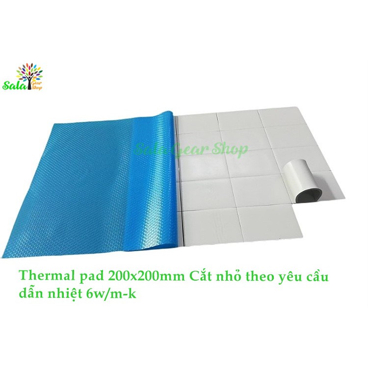 Miếng dán tản nhiệt Thermal Pad dẫn nhiệt 6w/m-k giá rẻ