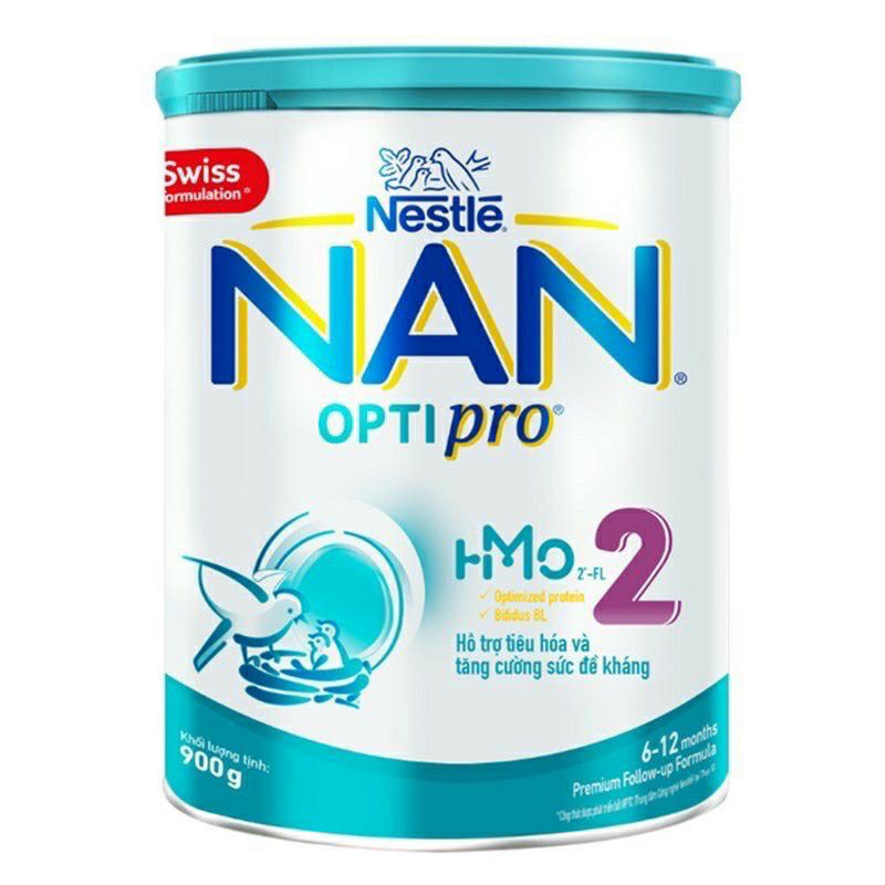 Sữa NAN Optipro 2 900g (trẻ từ 6-12 tháng tuổi).