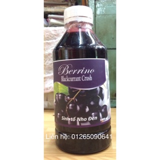 Sinh tố Nho Đen Berino