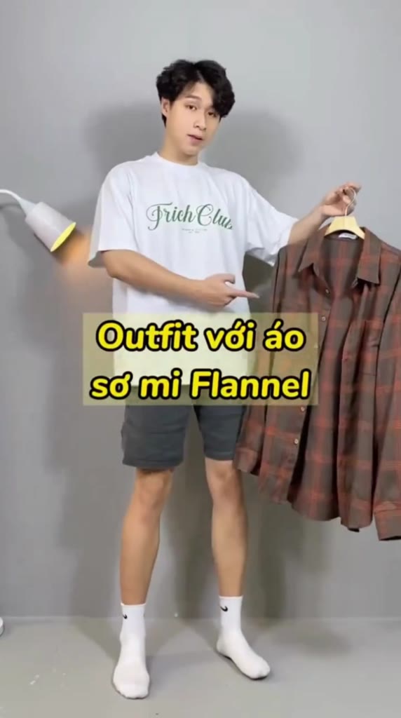 Áo Sơ Mi Caro Nam Kẻ Nâu MANDO Form Rộng Chất Vải Dạ Mỏng Dài Tay Kiểu Dáng Basic Unisex Thời Trang HànQuốc ACB96-SHT005 | BigBuy360 - bigbuy360.vn