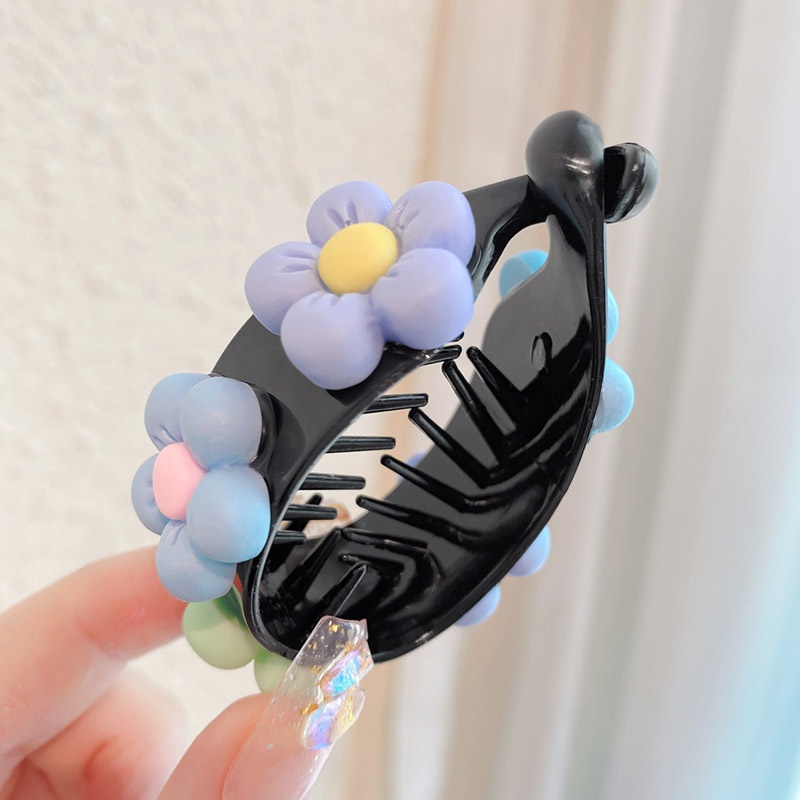 Kẹp Tóc Đuôi Ngựa Cố Định Lưng Cao Thời Trang Mùa Hè Cho Bé Gái Giá Rẻ