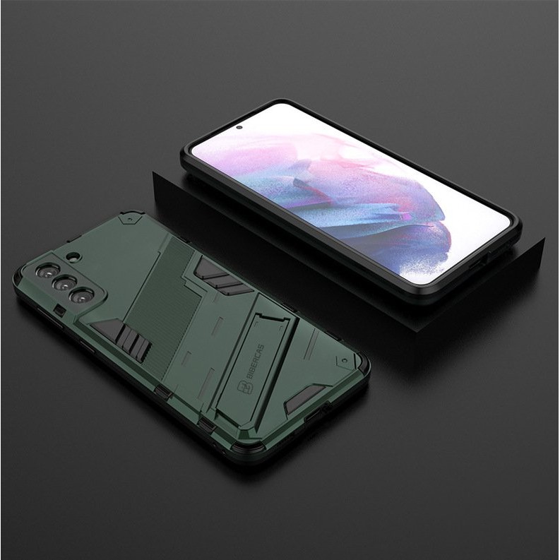 Ốp lưng Samsung Galaxy S21 Plus chống sốc, chống va đập và có giá đỡ Iron Man Ver 3 2022