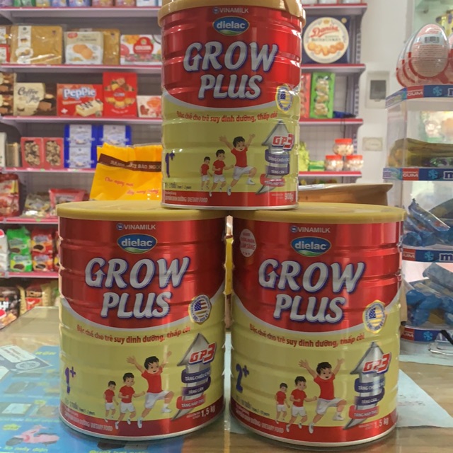 Sữa Dielac Grow Plus 1+ vs 2+ 1500G