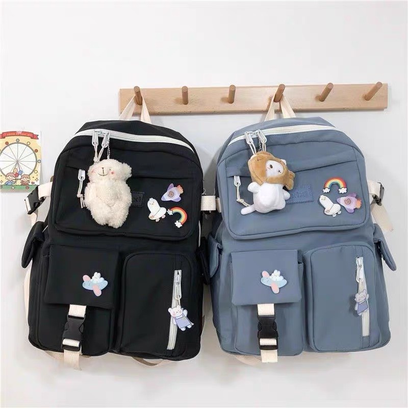 Balo nữ đi học thời trang Ulzzang Hàn Quốc, cặp sách đẹp hàng cao cấp dễ thương