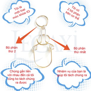 Móc Khóa IQ Iron Puzzle