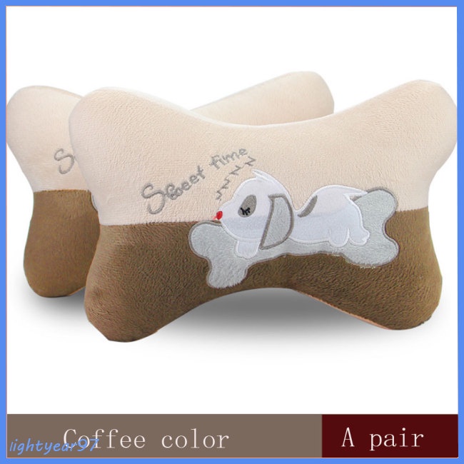 Bộ 2 Gối Tựa Đầu Bằng Cotton Pp Siêu Mềm Thoải Mái Gắn Ghế Ngồi Xe Hơi