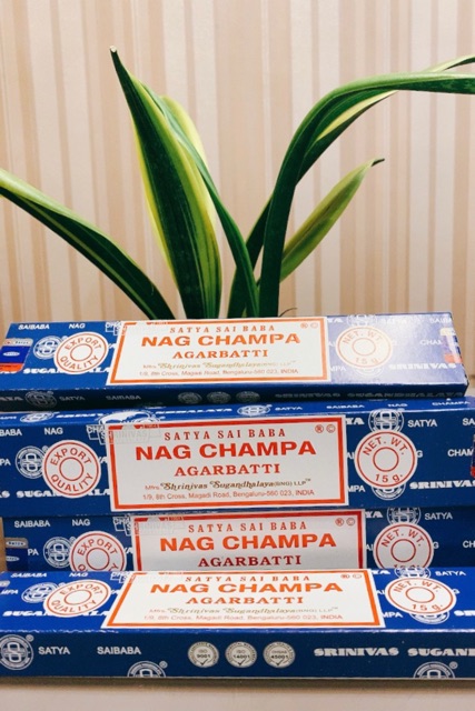 Thanh hương liệu Nag Champa thiền định, thư giãn nội tâm - THẢO MỘC XÔNG NHÀ