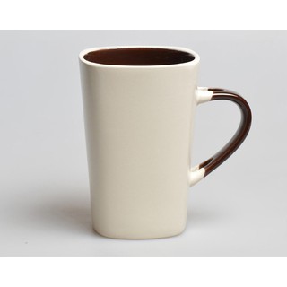 Ly cốc sứ Cafe có quai màu tương phản 300ml