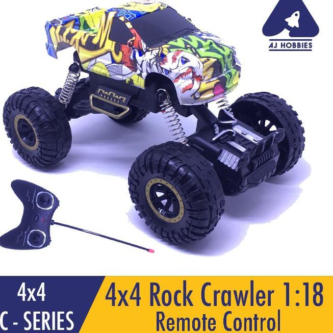 Xe Hơi Điều Khiển Từ Xa 4x4 Rock Crawler 1: 18 2.4ghzz