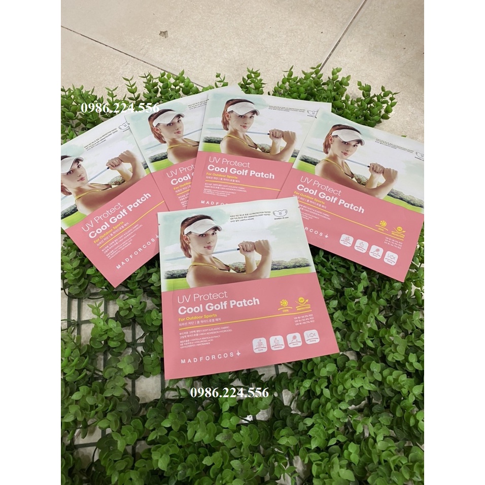Mặt nạ chơi golf nữ Collagen chống nắng dưỡng da mặt khi lên sân nhập khẩu Hàn Quốc MC006